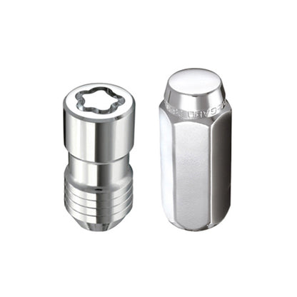 McGard 8 Lug Hex Install Kit w/Locks (Cone Seat Nut) M14X1.5 / 22mm Hex / 1.635in. Length - Chrome 84825 84825 Photo - Primary