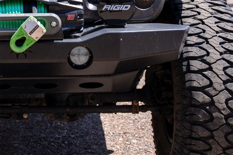 Rigid Industries 360-Series 4in LED Off-Road Diffused Beam - RGBW Backlight (Pair) 36400 36400 Photo - Mounted