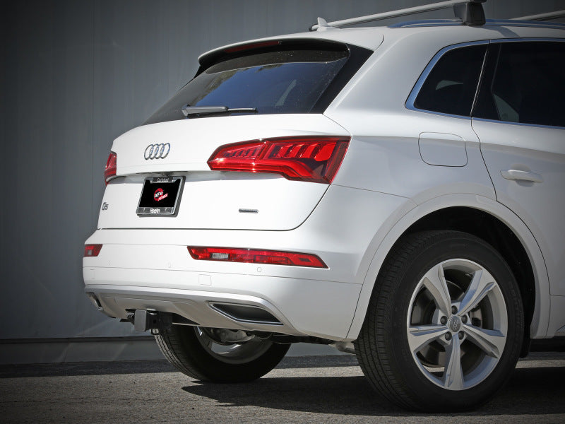 aFe MACH Force-Xp 17-21 Audi Q5 L4-2.0L (T) 3in to 2.5in Stainless Steel Cat-Back Exhaust System 49-36447 49-36447 Photo - Mounted