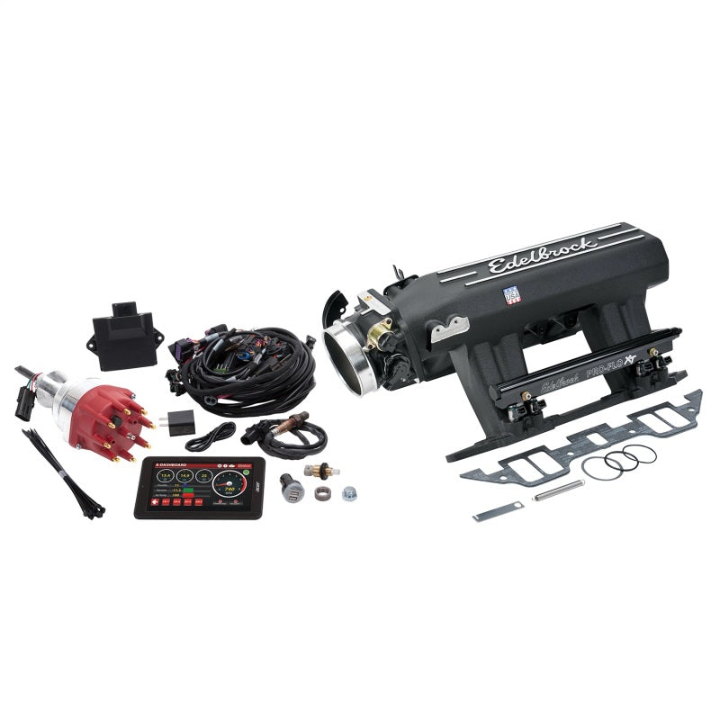 Edelbrock Pro Flo 4 XT EFI System Seq Port BB Chrysler RB 413-440ci 625 Max HP 35lb/hr Black Finish 35923 35923 Photo - Primary