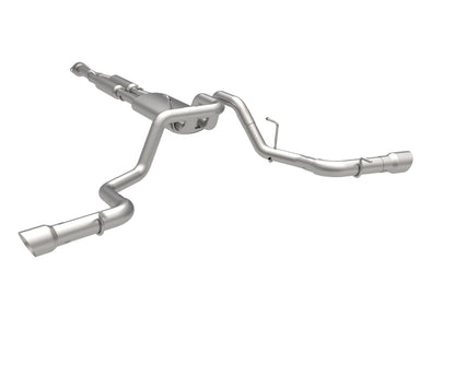 Kooks Headers Kooks 2021+ Ford F150 2.7/3.5/5.0L 3in Dual Cat-Back Side Exit Exhaust w/Polished Tips 13704230 13704230 Photo - Unmounted