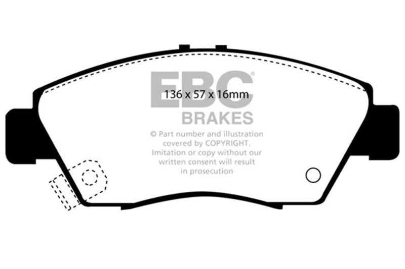 EBC Disc Brake Pad Set DP4891R Photo - Primary