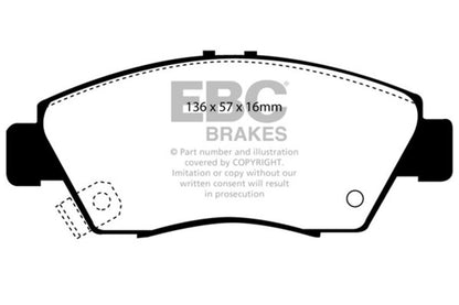 EBC Disc Brake Pad Set DP4891R Photo - Primary
