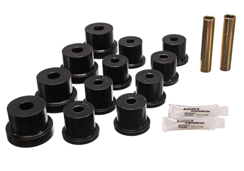 Energy Suspension Leaf Spring Bushing Set Black Chevrolet Nova Base 1962-1967 3.2122G Photo - Primary