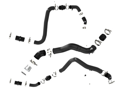 aFe BladeRunner 21-22 Ford F-150 Ecoboost V6-3.5L(tt) Aluminum Hot and Cold Charge Pipe Kit Black 46-20514-B 46-20514-B Photo - Unmounted