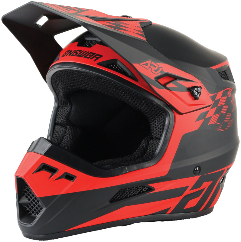 Answer AR1 Sweep Helmet Black/Red Youth - Medium 442928 442928 User 1