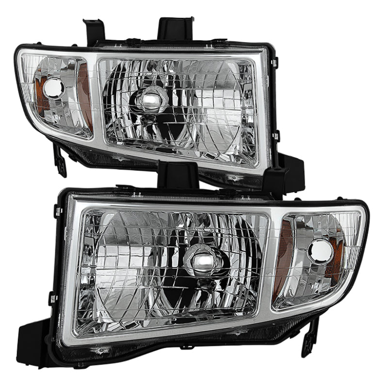 SPYDER Xtune Honda Ridgeline 06-13 Crystal Headlights Chrome HD-JH-HRID06-AM-C 9025501 9025501 Photo - Primary