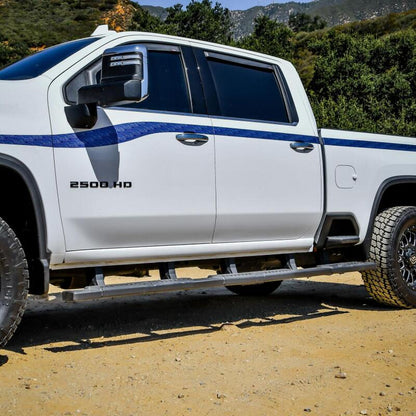 Westin 2020 Chevy Silverado 2500 Crew Cab (6.5ft Bed) R5 M-Series XD W2W Nerf Bars - Textured Black 28-5234765 28-5234765 Photo - Mounted