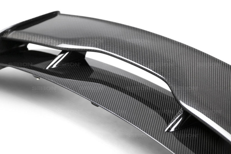 Seibon 2015-2017 Ford Focus ST/RS Hatchback Carbon Fiber Rear Spoiler (3rd Brake Light Not Included) RS16FDFO RS16FDFO Photo - Primary
