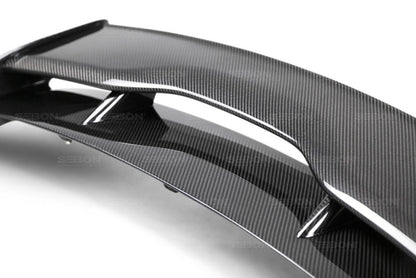 Seibon 2015-2017 Ford Focus ST/RS Hatchback Carbon Fiber Rear Spoiler (3rd Brake Light Not Included) RS16FDFO RS16FDFO Photo - Primary