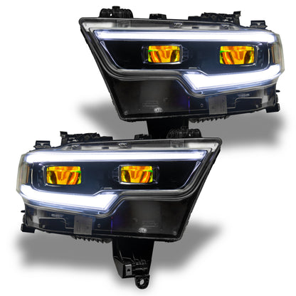 ORACLE Lighting Oracle 19-21 RAM 1500 RGB Headlight Demon Eye Kit - LED Projector - ColorSHIFT w/o Controller 1456-334 1456-334 Photo - out of package