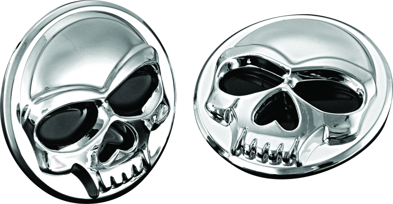 Kuryakyn Universal Zombie Medallions 2in Diameter Chrome 1491 1491 Photo - Primary