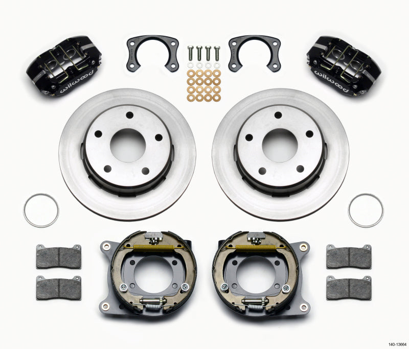 Wilwood Dynapro Lug Mount P/S Park Brake Kit Big Ford New 2.38in Off Bronco 5 x 5.50 140-13664 140-13664 Photo - Primary