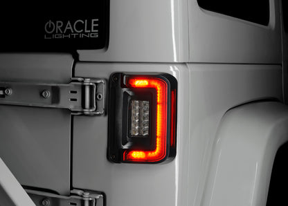 Oracle Lighting 07-17 Jeep Wrangler JK Flush Mount Tail Lights 5891-504 5891-504 Photo - lifestyle view