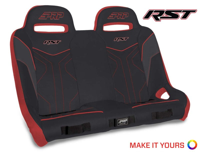 PRP Seats PRP Polaris RZR XP4 1000/XP4 Turbo/XP4 Turbo S RST Rear Suspension Bench Seat A4901-POR1K A4901-POR1K Photo - Primary