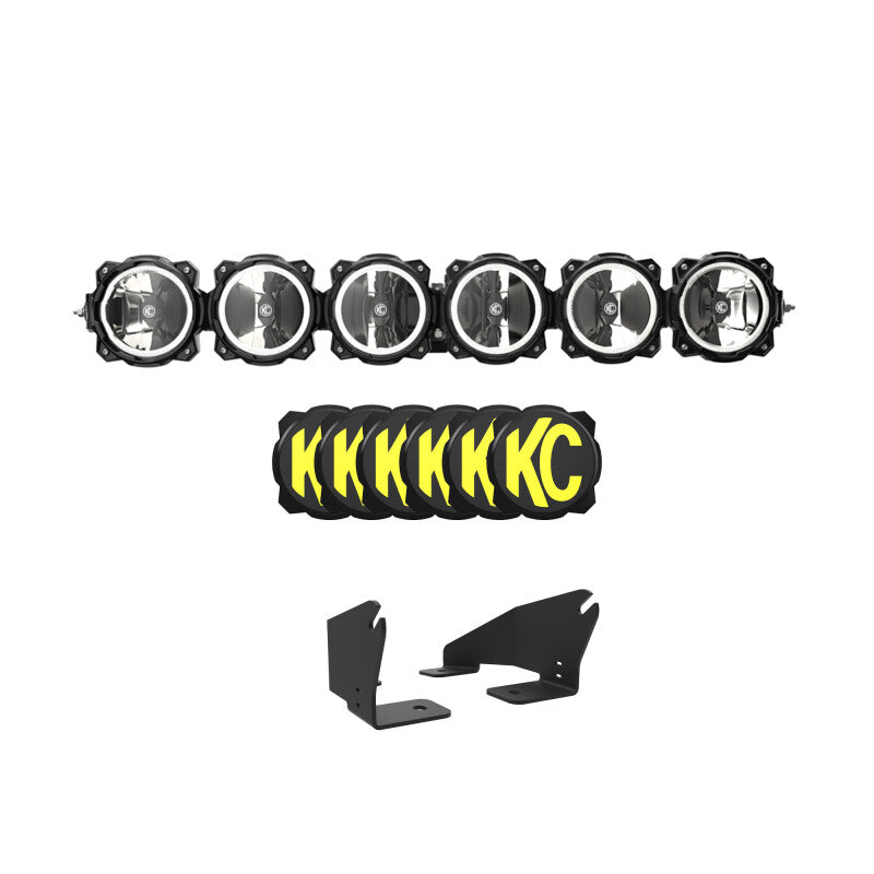 KC HiLiTES 2022+ Polaris RZR Pro XP 39in. Pro6 Gravity LED 6-Light 120w Combo Beam 91343 91343 Photo - Primary