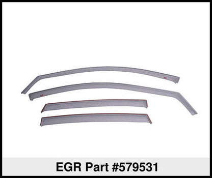 EGR 13-17 Honda Accord In-Channel Window Visors Front/Rear Set Dark Smoke 579531 579531 Thumbnail