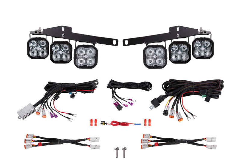 Diode Dynamics 17-20 Ford Raptor SS3 LED Fog Light Kit - White Max DD7360 DD7360 Photo - Primary