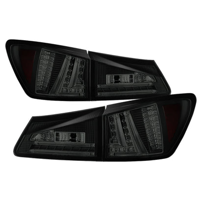 Spyder Lexus IS250 06-08 LED Tail Lights Black Smoke ALT-YD-LIS06-LED-BSM 5080790 5080790 Photo - Primary