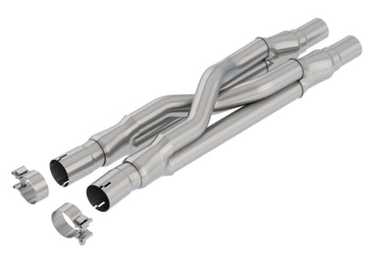 Borla 15-18 Ford Mustang GT 5.0L AT/MT RWD 2.5in Resonator Delete X-Pipe 60662 60662 Photo - Primary