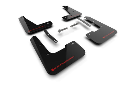 Rally Armor 2024+ Hyundai Elantra N Line Black Mud Flap w/ Red Logo MF120-UR-BLK-RD MF120-UR-BLK-RD Photo - Primary