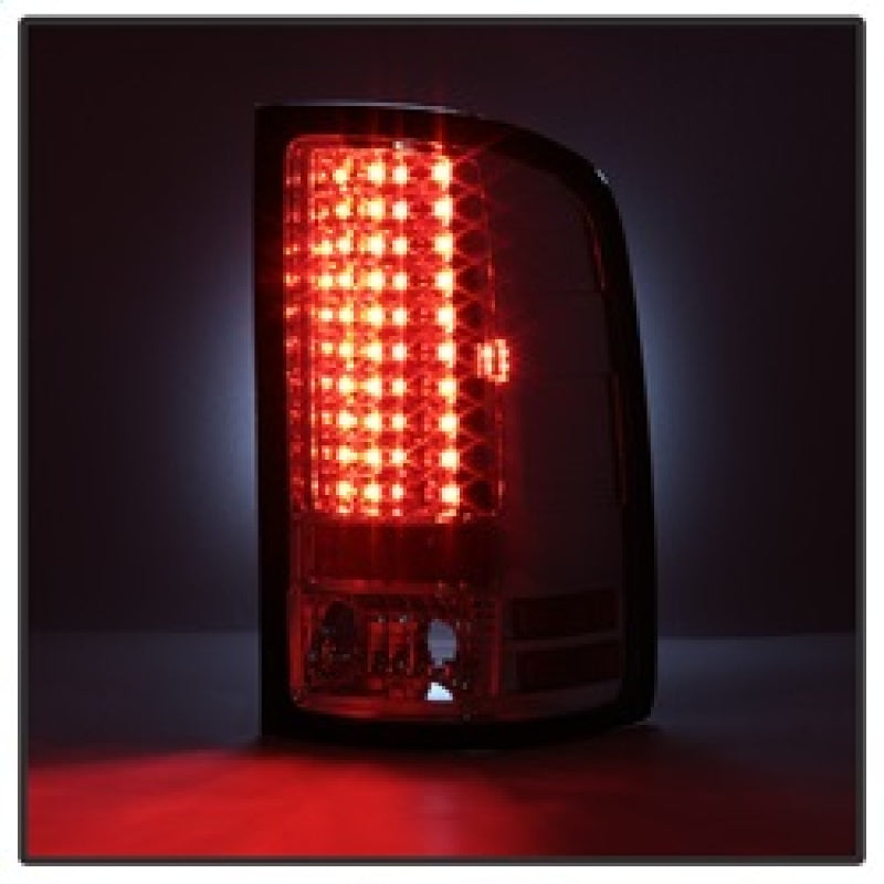 Spyder GMC Sierra 07-13 (Not fit 3500 Dually 4 Rear Wheels)LED Tail Lights Chrome ALT-YD-GS07-LED-C 5014931 5014931 Photo - Unmounted