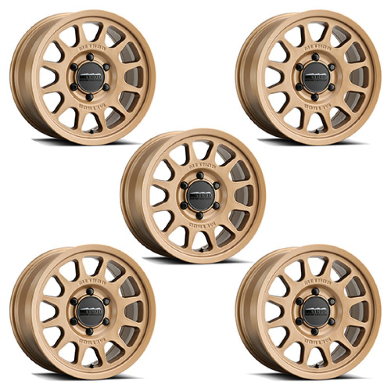 Ford Racing 21-23 Bronco (Excl Bronco Raptor) 17x8.5 Method Bronze Wheel Kit M-1007K-M1785BR M-1007K-M1785BR User 1