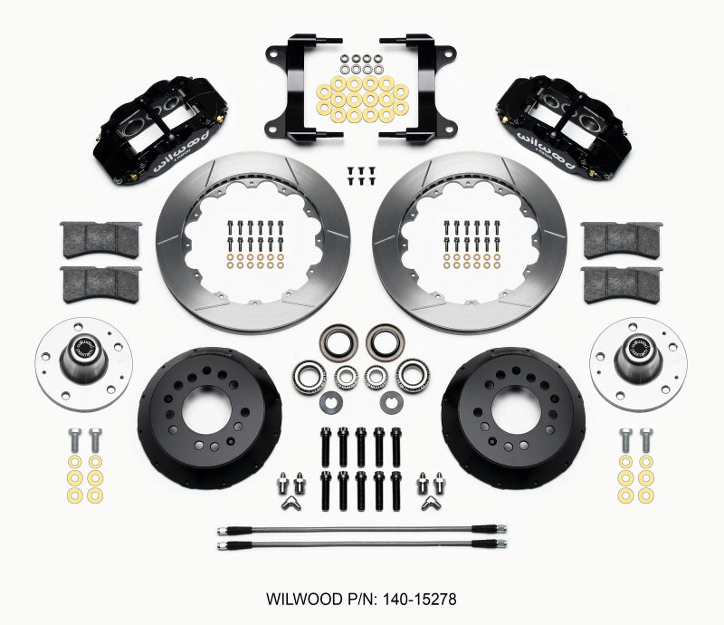 Wilwood Narrow Superlite 6R Front Hub Kit 12.88in 82-92 Camaro//Firebird 140-15278 140-15278 Photo - Primary