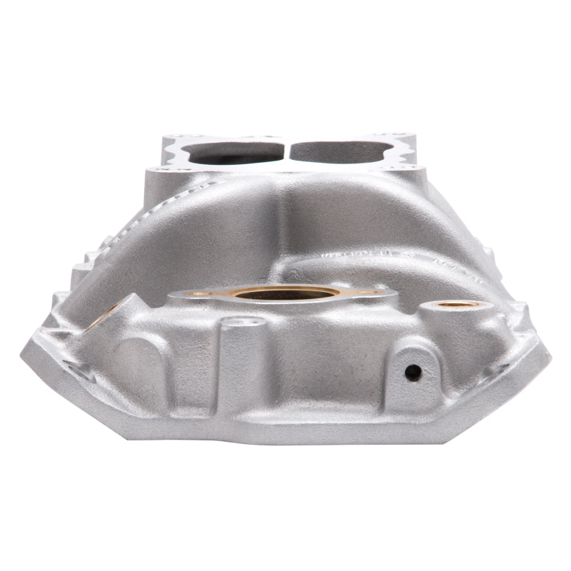 Edelbrock Manifold, Sbc 23-degree, Marine Rpm,  1987-1995, With Brass 2506 Photo - out of package