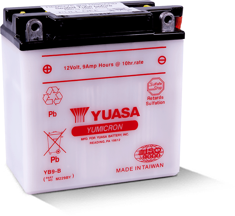 Yuasa Battery Yuasa YB9-B Yumicron 12 Volt Battery YUAM229BY YUAM229BY User 1