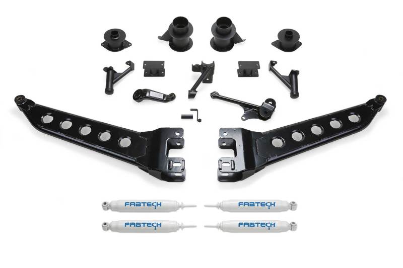 Fabtech 5" Radius Arm System w/Coil  Spacer & Performance Shocks K3068 Photo - Primary