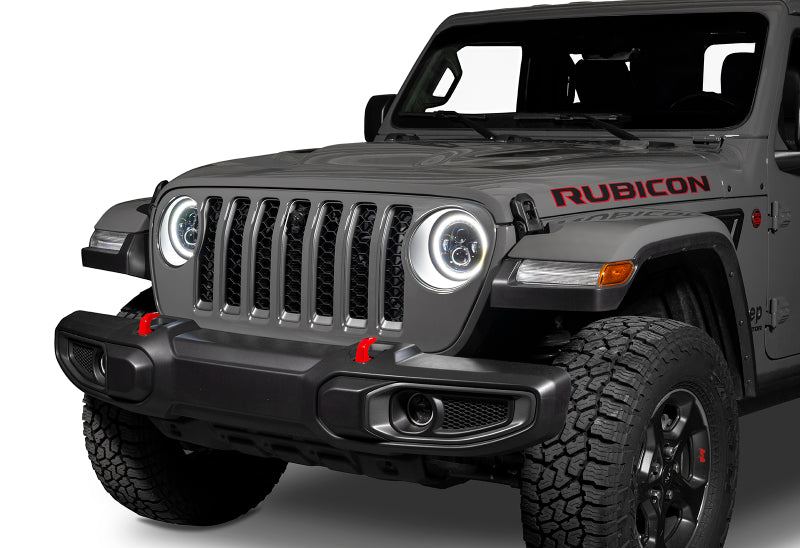 ORACLE Lighting Oracle Jeep Wrangler JL/Gladiator JT 7in. High Powered LED Headlights (Pair) - White 5769J-001 5769J-001 Photo - lifestyle view