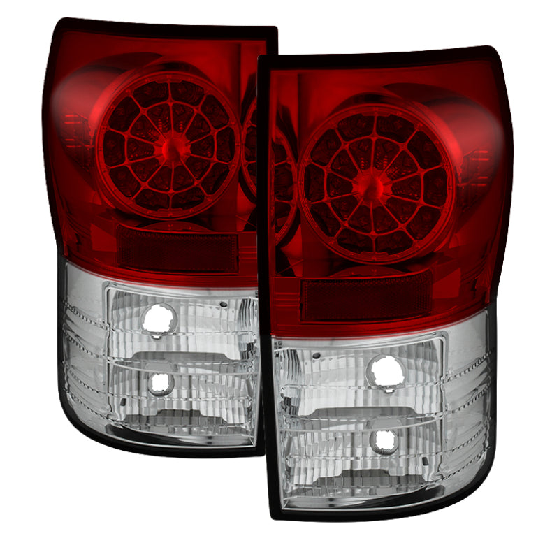 Spyder Toyota Tundra 07-13 LED Tail lights Red Clear ALT-YD-TTU07-LED-RC 5029607 5029607 Photo - Primary