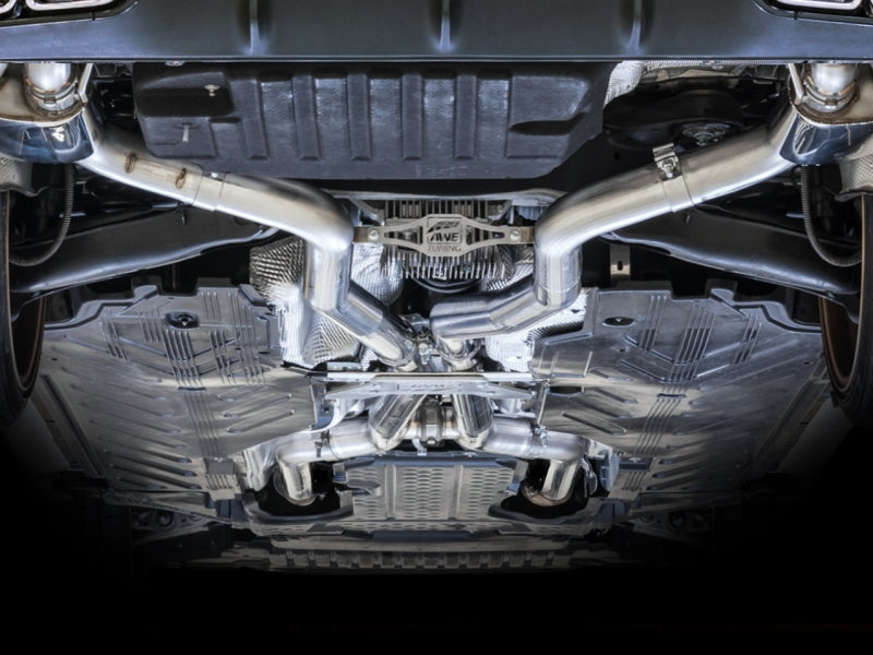 AWE Tuning 2019+ Mercedes-Benz C63 AMG Coupe (W205) SwitchPath Cat-Back Exhaust - No Tips 3025-11005 3025-11005 Photo - Mounted