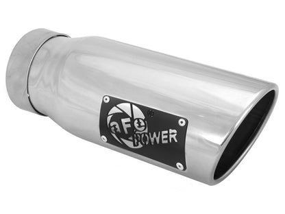 aFe Vulcan Series 3 1/2in 304 SS Cat-Back 13-19 Ford Transit V6 3.5 Twin Turbo w/ Polished Tip 49-33112-P 49-33112-P Photo - Close Up