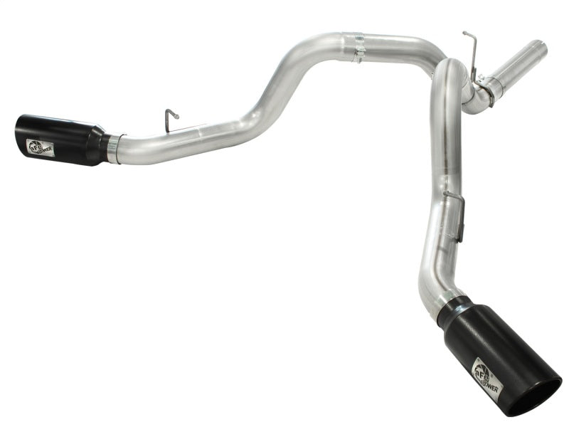 aFe  POWER 49-44043-B Large Bore-HD 4" 409 SS DPF-Back Exhaust System 49-44043-B Photo - Primary