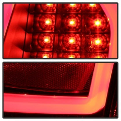 Spyder Chrysler 300 05-07 V2 Light Bar LED Tail Lights - Black ALT-YD-CHR305V2-LED-BK 5083326 5083326 Photo - Unmounted