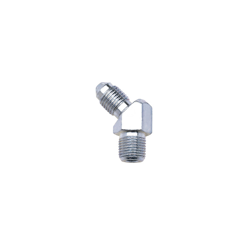 Russell -3 AN 1/8 Inch NPT Pipe Male 45° Brake Adapter Fitting - Endura 642931 Photo - Primary