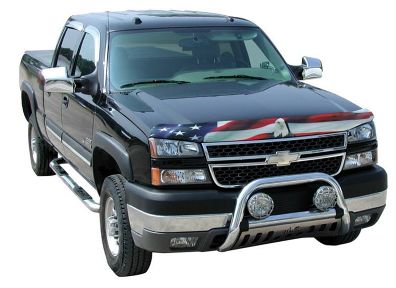 Stampede 2007-2010 Chevy Silverado 2500 HD Vigilante Premium Hood Protector - Flag 2044-30 2044-30 Photo - Mounted