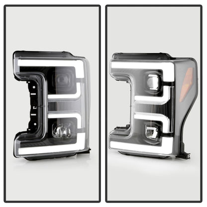 Spyder 17-18 Ford F250/F350/F450 Halogen Model Only -White Light Bar- Black- PRO-YD-FS17HALSI-BK 5087850 5087850 Photo - Unmounted