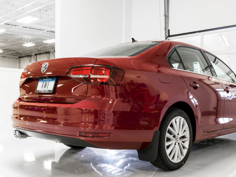AWE Tuning 09-14 Volkswagen Jetta Mk6 1.4T Track Edition Exhaust - Chrome Silver Tips 3020-22032 3020-22032 Photo - Mounted