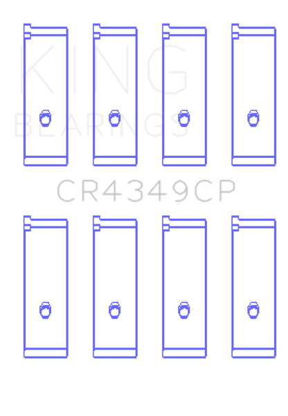 King Engine Bearings King Toyota Scion XA/XB 1NZFE (Size 0.5) Tri-Metal Copper Lead Rod Bearing Set CR4349CP0.5 CR4349CP0.5 Photo - Primary
