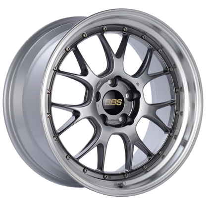 BBS LM-R 19x9.5 5x120 ET25 Diamond Black Center Diamond Cut Lip Wheel -82mm PFS/Clip Required LM305DBPK LM305DBPK Photo - Primary