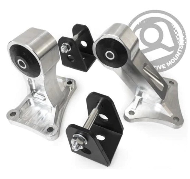 Innovative 00-09 Honda S2000 F-Series Black Aluminum Mounts 95A Bushings (No Trans Mount) B90750-95A-BA