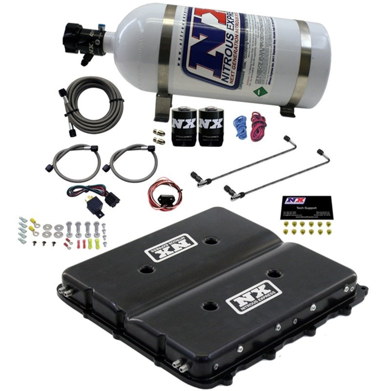 Nitrous Express Nitrous Kit w/Billet LT4 Supercharger Lid w/10lb Bottle 20939-10 20939-10 Photo - Primary