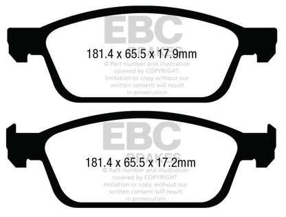 EBC Disc Brake Pad Set DP43008R Photo - Primary