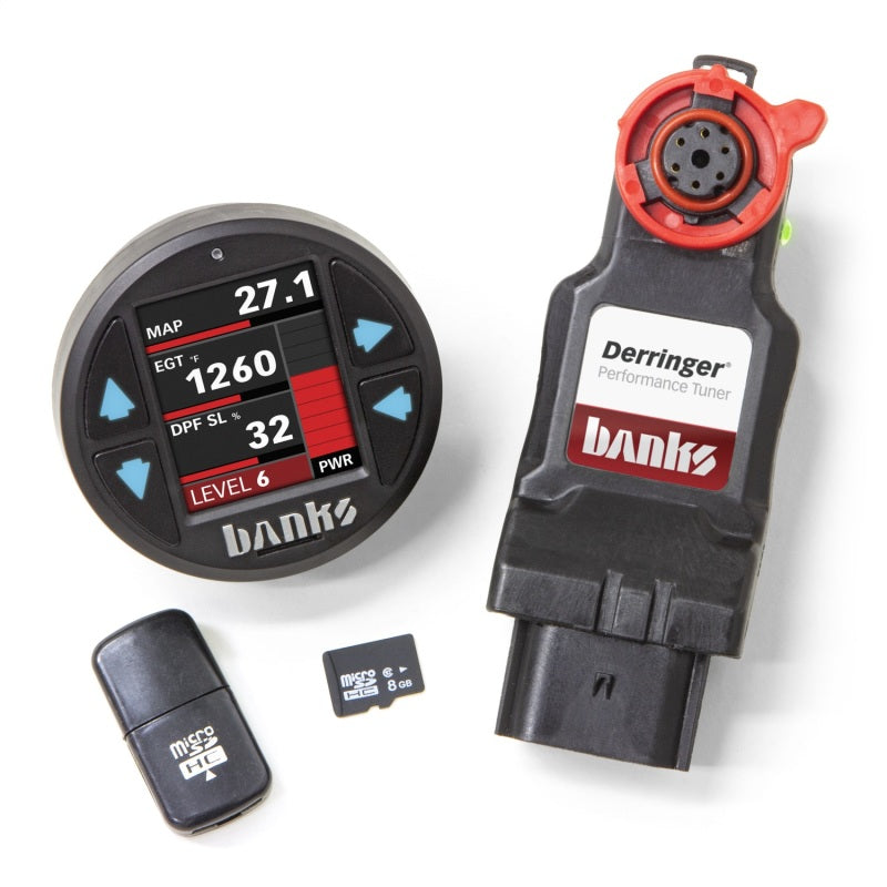 Banks Power 17-19 GM 2500 6.6L L5P Derringer Tuner (Gen 2) w/ 1.8in iDash DataMonster 66793 66793 Photo - Primary