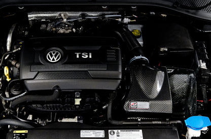 AWE Tuning Audi / Volkswagen MQB 1.8T/2.0T/Golf R Carbon Fiber AirGate Intake w/o Lid 2660-15026 2660-15026 Photo - Mounted