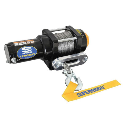 Superwinch 4000 LBS 12 VDC 3/16in x 50ft Synthetic Rope LT4000 Winch 1140230 1140230 Photo - out of package