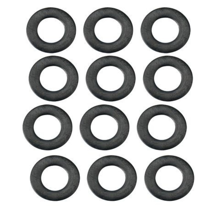 S&S Cycle .255in x .438in x .024in Rubber Coated Steel Flat Washer - 12 Pack 50-7015-12